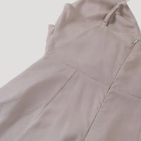 Thalindra Women's Wedding Guest Maxi Dress with Slit in Beige