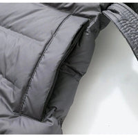 The Alessandra Duck Down Jacket in Slate Gray