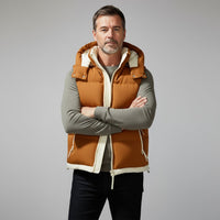The Alpine Down Vest in Burnt Orange