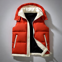 The Alpine Down Vest in Crimson