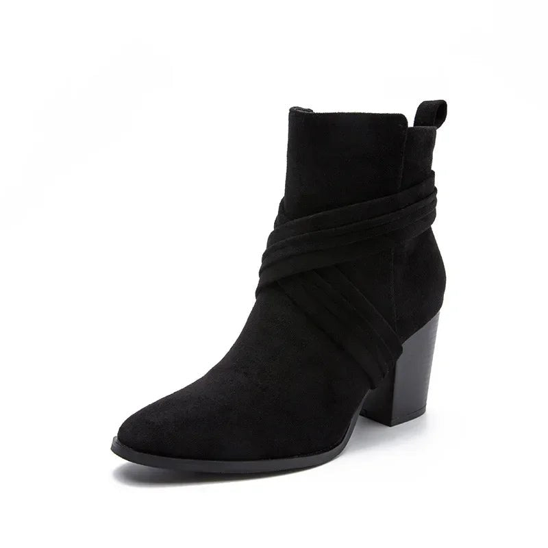 The Amara Ankle Boot in Charcoal