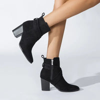 The Amara Ankle Boot in Charcoal