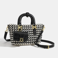The Audrina Handwoven Purse in Yellow brown
