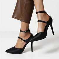 The Audrina Stiletto Heel in Black