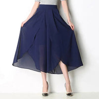 The Bella Chiffon Pant in Royal Blue