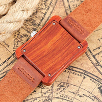 The Bernadette Bamboo Watch, 38mm in Cherry