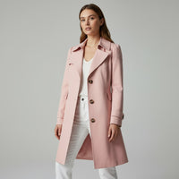 The Bernadette Trench Coat in Rose Pink