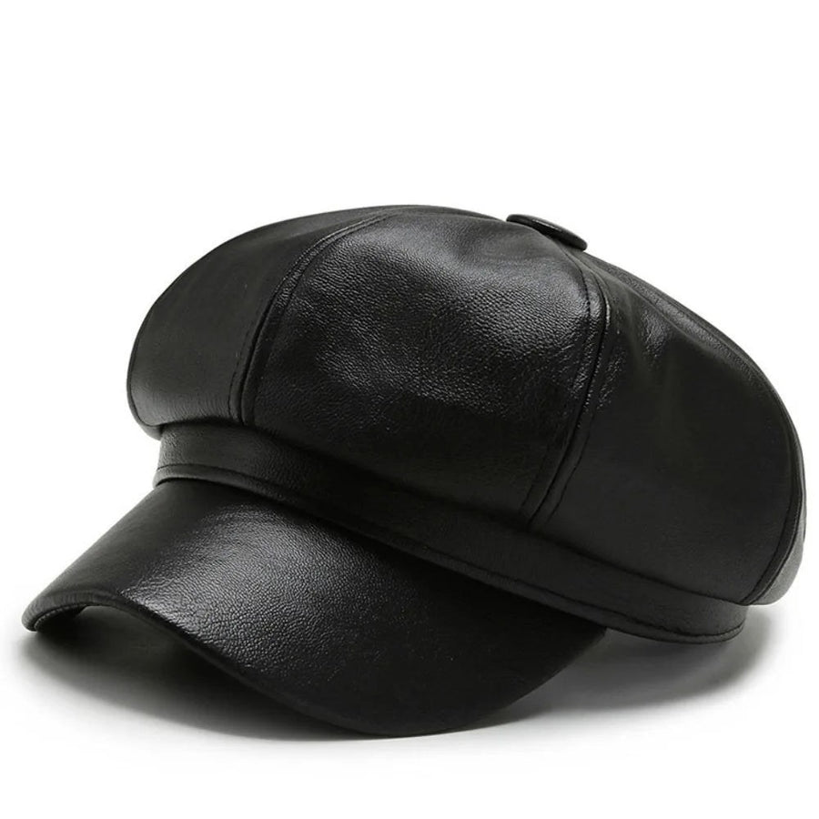 The Bianca Baker Boy Cap in Charcoal
