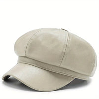 The Bianca Baker Boy Cap in Pearl