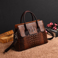 The Bordeaux Leather Tote in Espresso