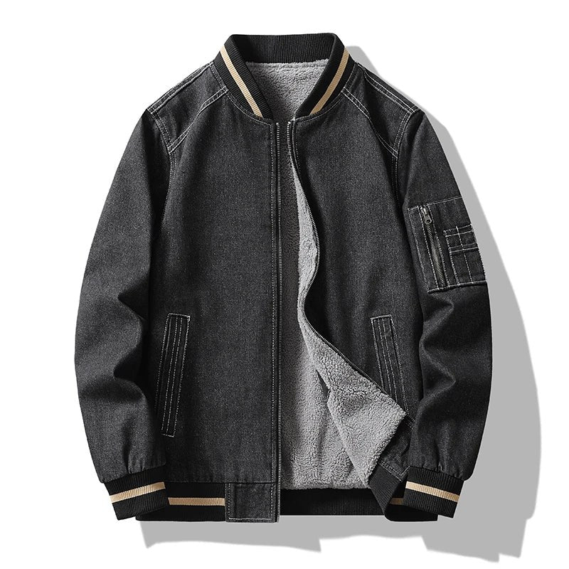 The Bronx Denim Jacket in Charcoal