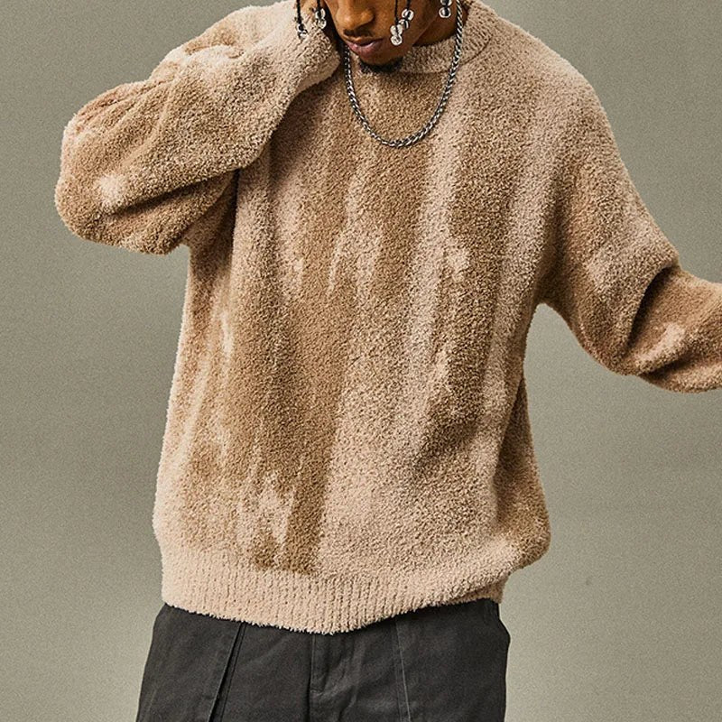 The Brooklyn Sweater in Khaki Wash