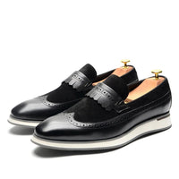 The Caldaro Kiltie Loafers in Charcoal