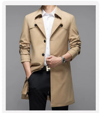 The Carlo Trench Coat in Khaki
