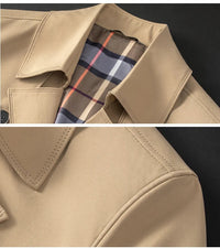 The Carlo Trench Coat in Khaki