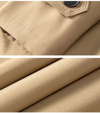 The Carlo Trench Coat in Khaki