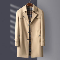 The Carlo Trench Coat in Khaki