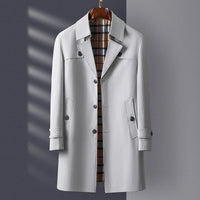 The Carlo Trench Coat in Pearl