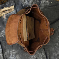 The Cavalier Leather Backpack in Cognac