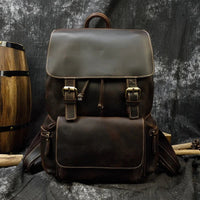 The Cavalier Leather Backpack in Espresso