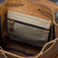 The Cavalier Leather Backpack in Espresso