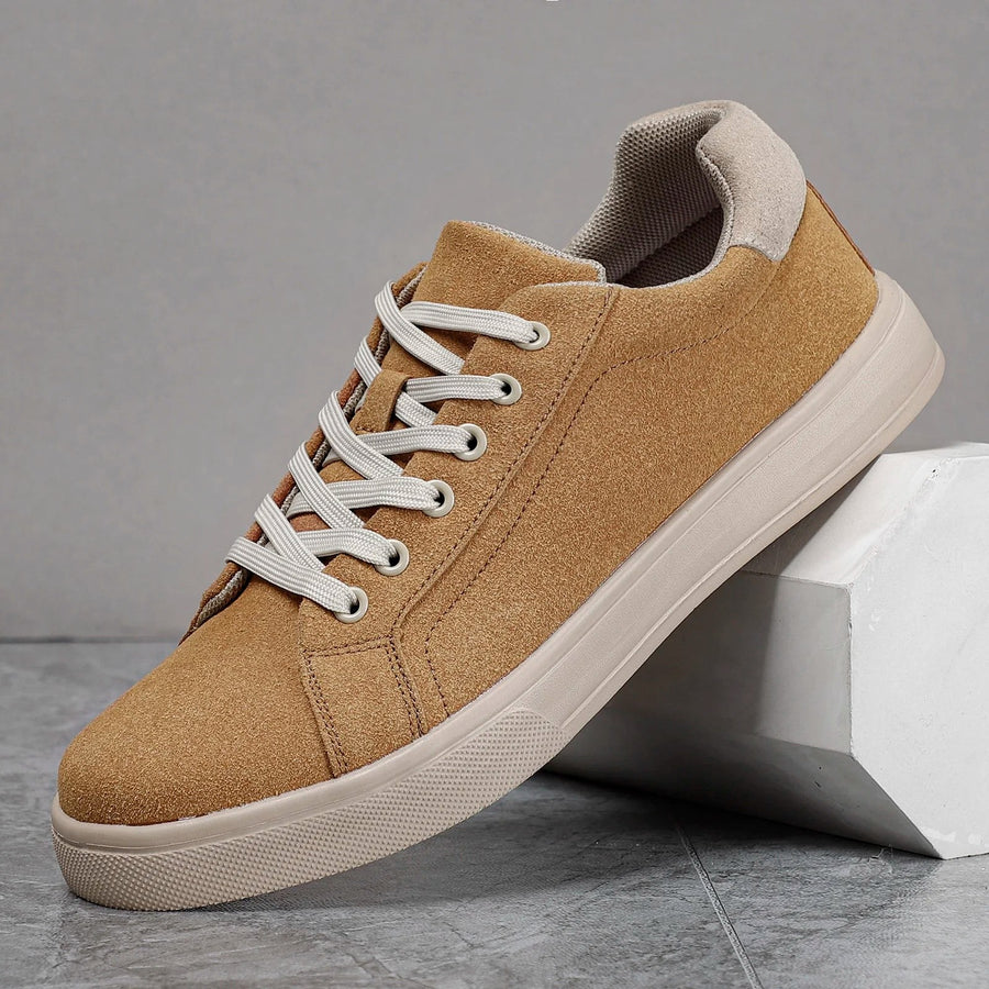 The Charlie East Sneaker in Mustard Brown