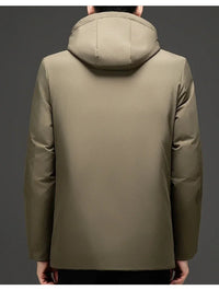 The Dario Duck Down Jacket in Khaki