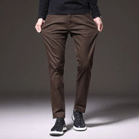 The E-Z Stretch Pant in Dark Brown