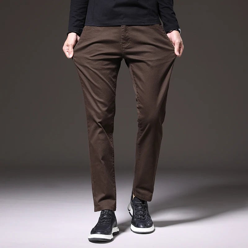 The E-Z Stretch Pant in Dark Brown