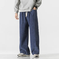 The Easy Street Corduroy Sweatpants in Salmon Pink
