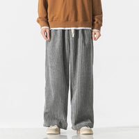 The Easy Street Corduroy Sweatpants in Slate Gray