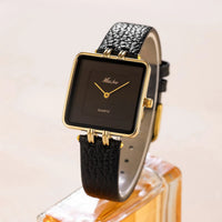 The "Elaine" Leather Strap Watch, 30mm in Cabernet