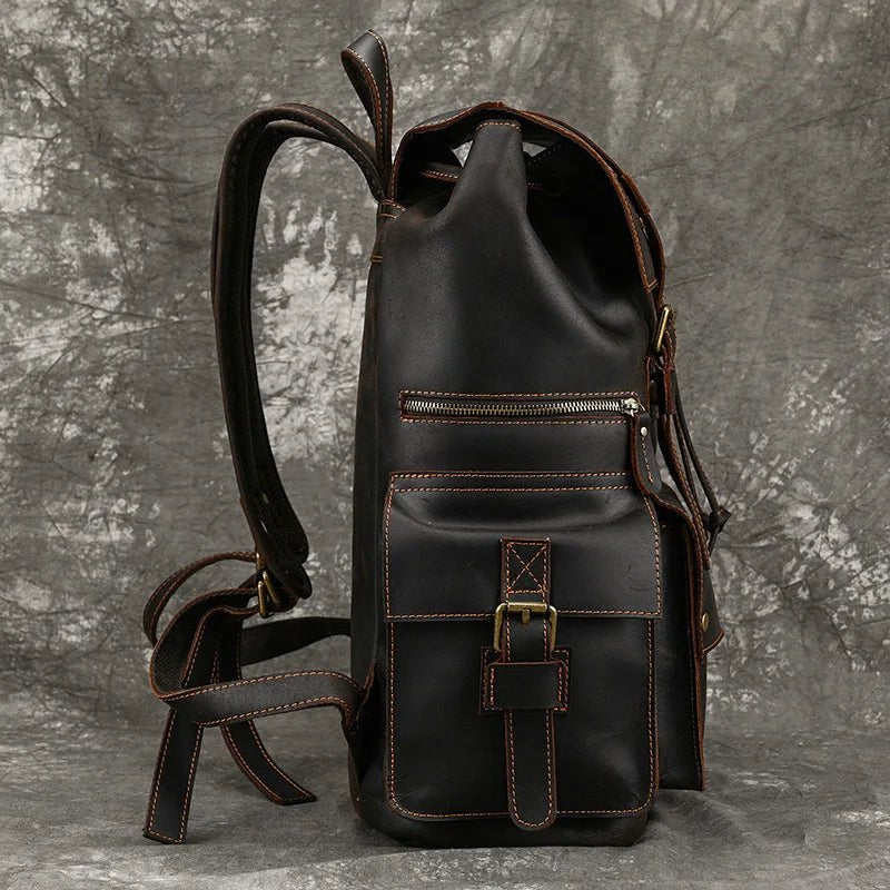 The Elan Prestige Backpack in Charcoal
