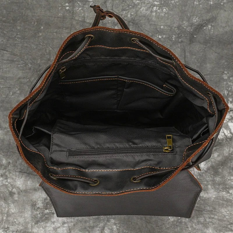 The Elan Prestige Backpack in Charcoal