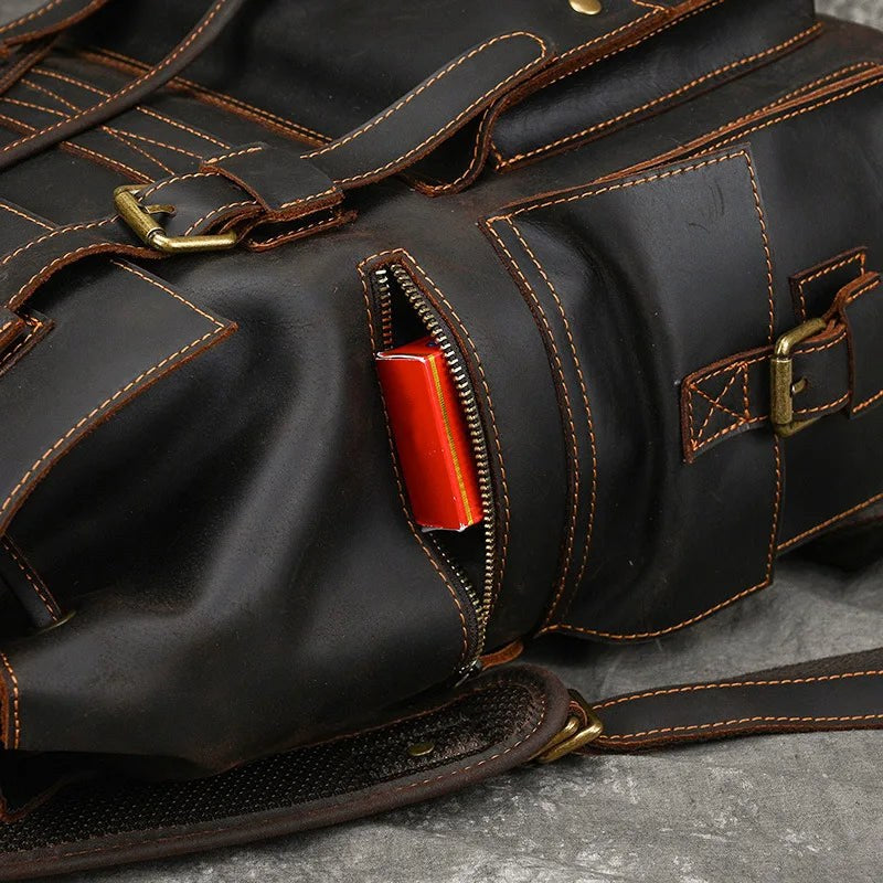 The Elan Prestige Backpack in Charcoal