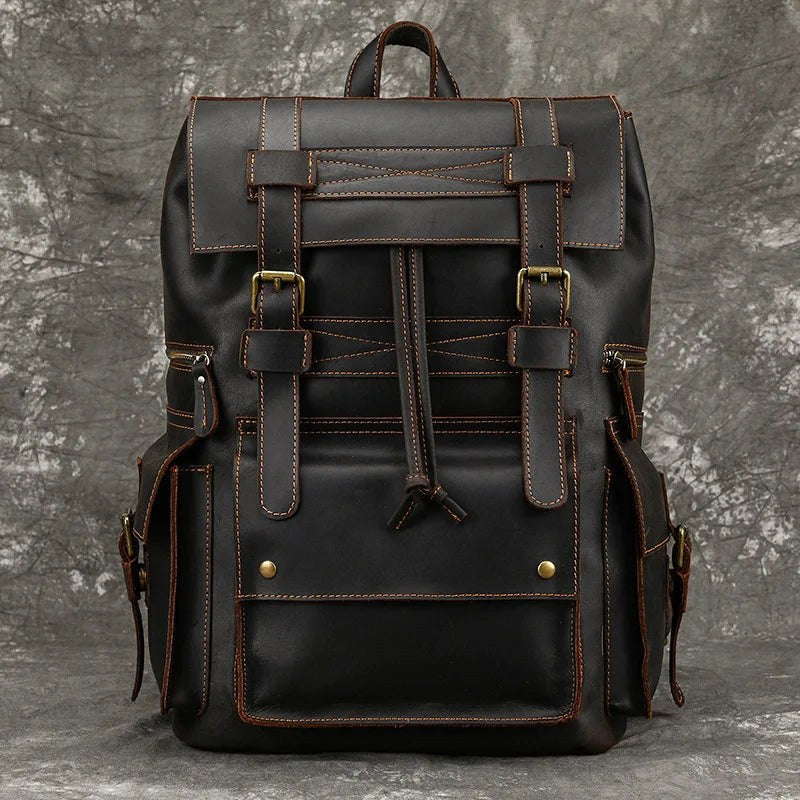 The Elan Prestige Backpack in Charcoal