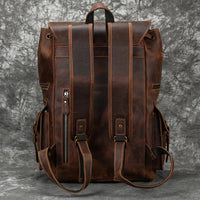 The Elan Prestige Backpack in Red Brown