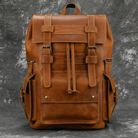 The Elan Prestige Backpack in Sienna Brown