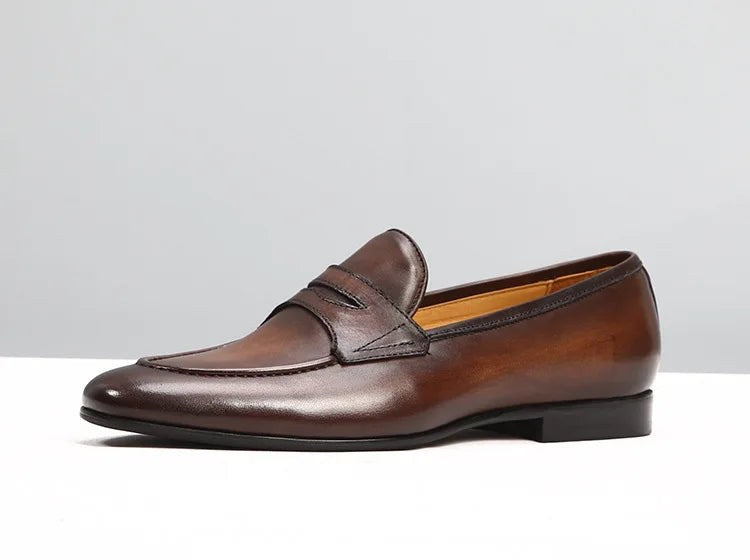 The Enzo Loafer in Coffee