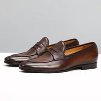 The Enzo Loafer in Coffee