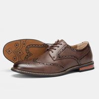 The Geneva Wingtip Derby in Espresso Brown