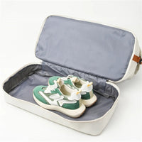 The Getaway Drop Bottom Duffel in Beige