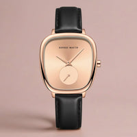 The Hannah Wristwatch, 34mm in Charcoal Rose Gold
