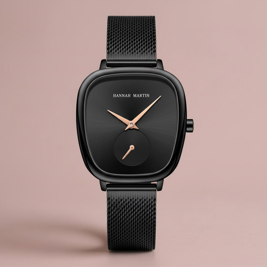 The Hannah Wristwatch, 34mm in Midnight