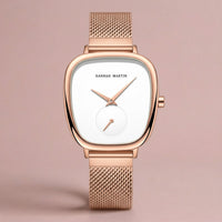 The Hannah Wristwatch, 34mm in Rose Gold Pearl