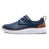 The Hudson Leather Sneaker in Royal Blue