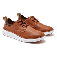 The Hudson Leather Sneaker in Sienna Brown