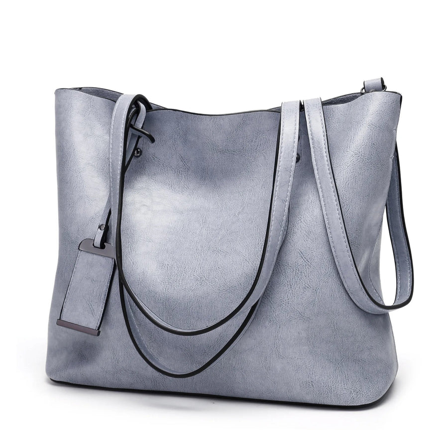 The Kensington Tote in Slate Gray