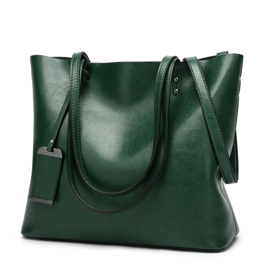 The Kensington Tote in Verde