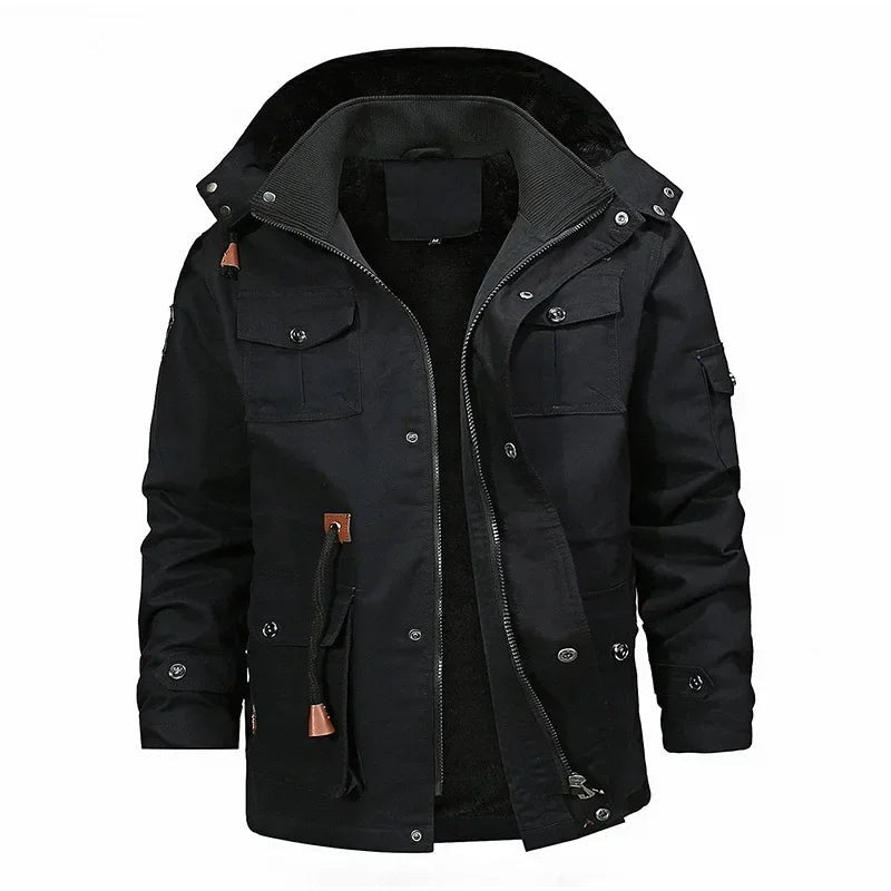 The Last Frontier Coat in Charcoal